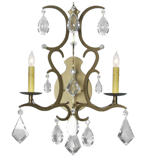 16" Wide Yolanda 2 Light Wall Sconce | 135555