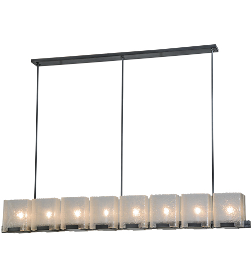 78"L Ice Cube 8 LT Oblong Chandelier | 135816