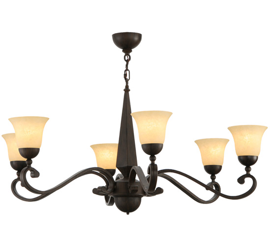 44"W Muirfield 6 LT Chandelier | 141664