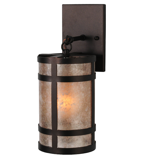 5" Wide Black Dog Hanging Wall Sconce | 142483