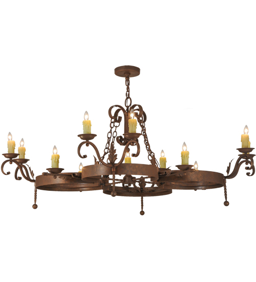 60"W Andorra 12 LT Chandelier | 148577