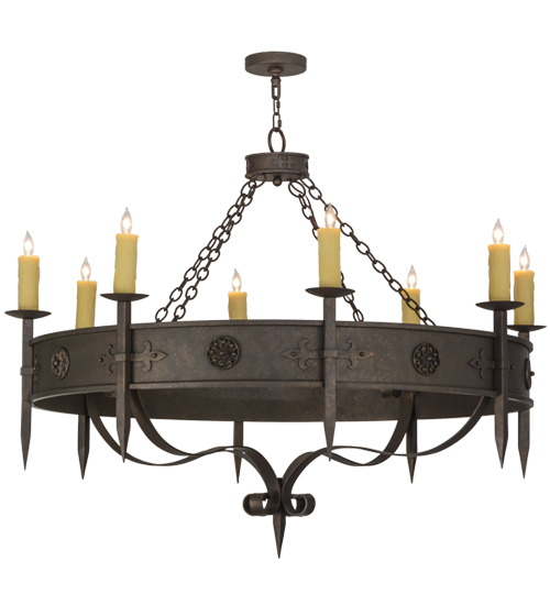 54"W Calandra 8 LT Chandelier | 151522