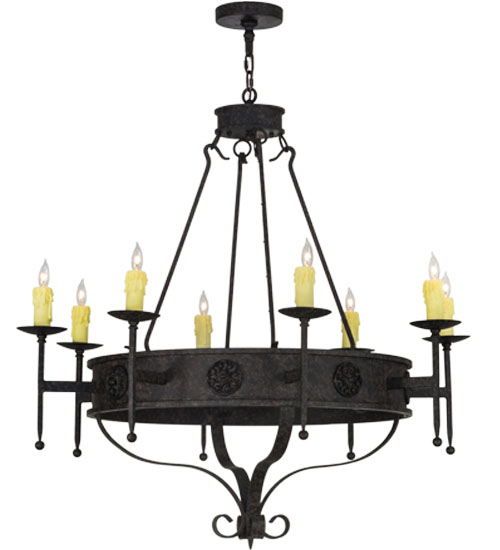 42"W Lorenzo 8 LT Chandelier | 152245