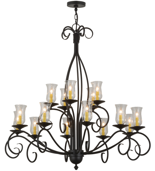 48"W Sienna 15 LT Two Tier Chandelier | 156193