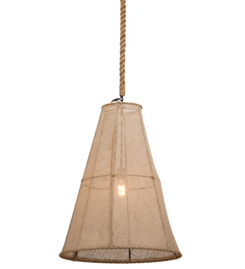 24" Wide Empire Textrene Pendant | 156219