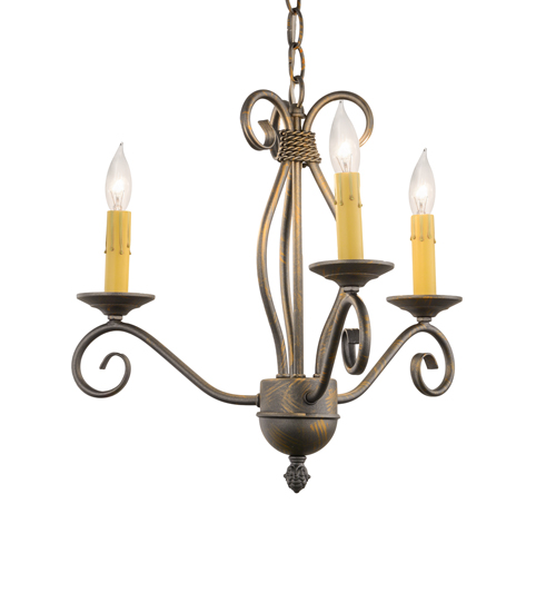 18" Wide Sienna 3 Light Chandelier | 156774
