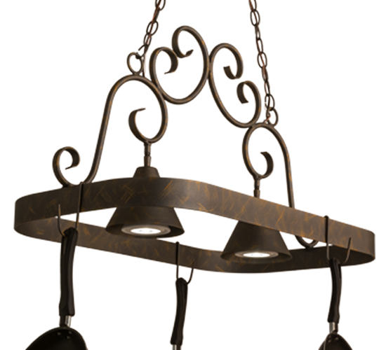 32" Long Elana 2 Light Pot Rack | 161509