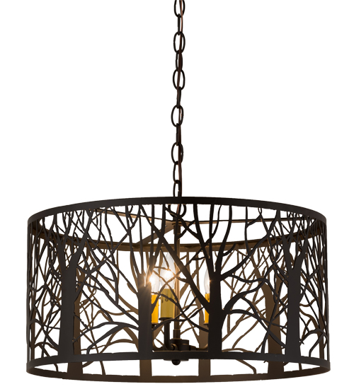 20" Wide Winter Maple Pendant | 163607