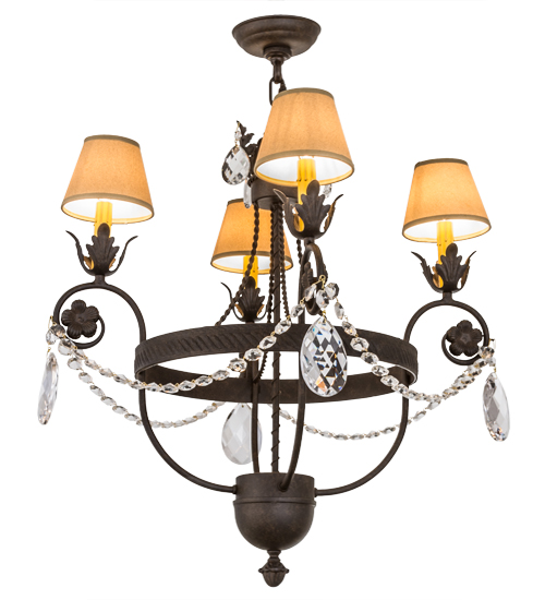 26"W Antonia 4 LT Chandelier | 167827