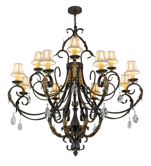 54"W Ingrid 12 LT Chandelier | 169781