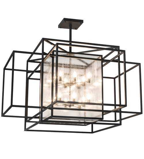 60" Square Kitzi Box Pendant | 176075