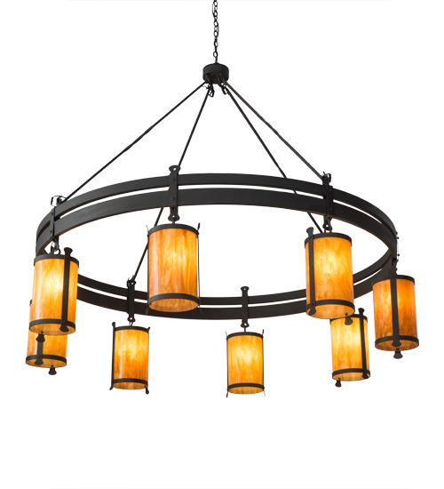 84" Wide Beartooth 8 Light Chandelier | 176848
