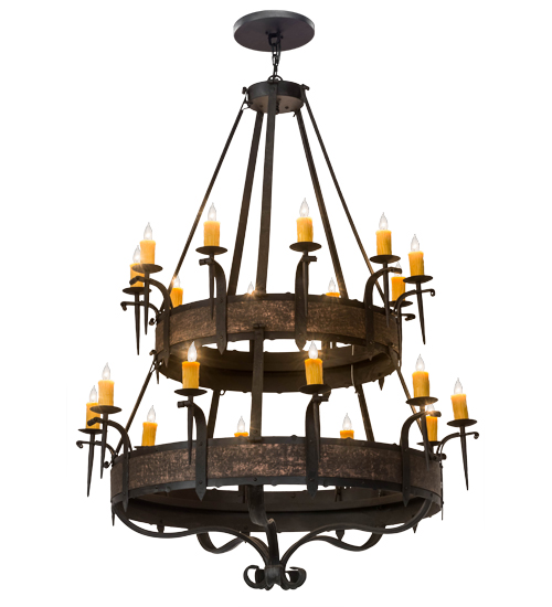 56"W Costello 20 LT Two Tier Chandelier | 178715