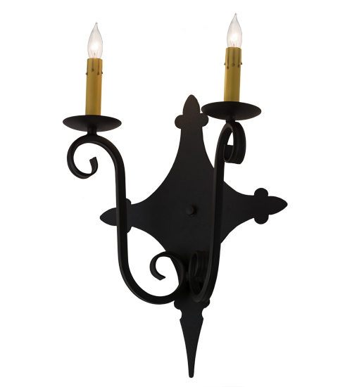 12" Wide Angelique 2 Light Wall Sconce | 181739