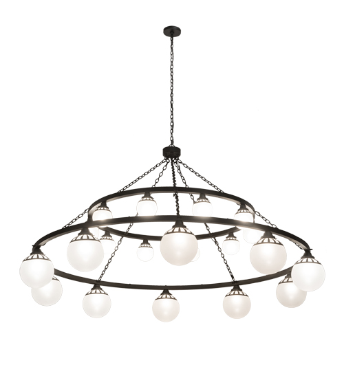 96"W Bola Tavern 20 LT Two Tier Chandelier | 182292