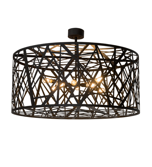 54" Wide Bird's Nest Semi-Flushmount | 182520