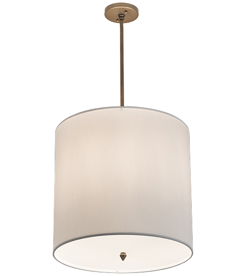 18"W Cilindro Textrene Pendant | 190485