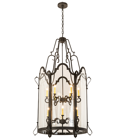 33"W Dubrek 12 LT Foyer Lantern | 190487