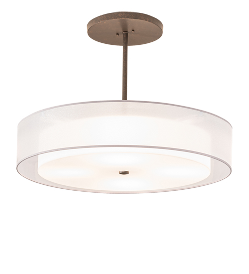 30" Wide Cilindro Textrene Pendant | 216022
