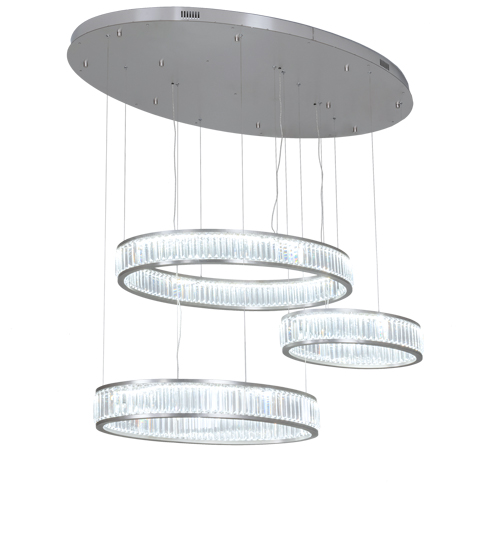 60" Long Beckam 3 Light Cascading Pendant | 222267