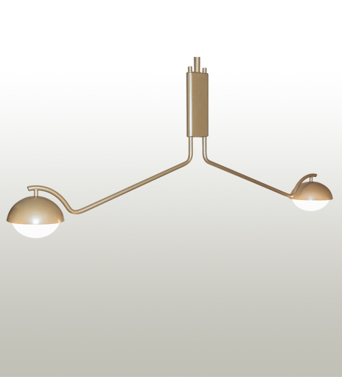 62" Long Bola Deux 2 Light Oblong Pendant | 228659
