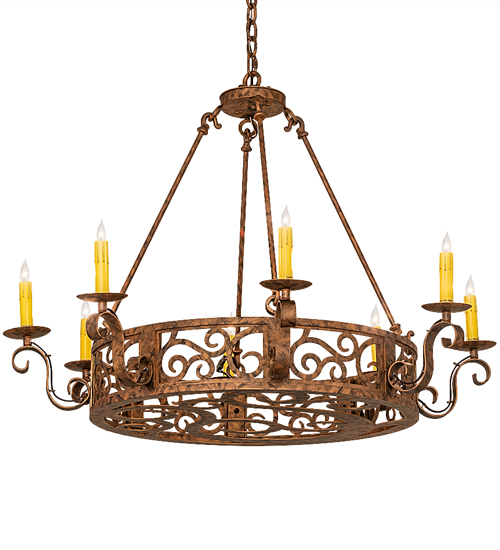 36" Wide Delano 8 Light Chandelier | 246220