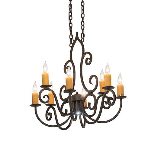 36" Long Clifton 8 Light Chandelier | 252470