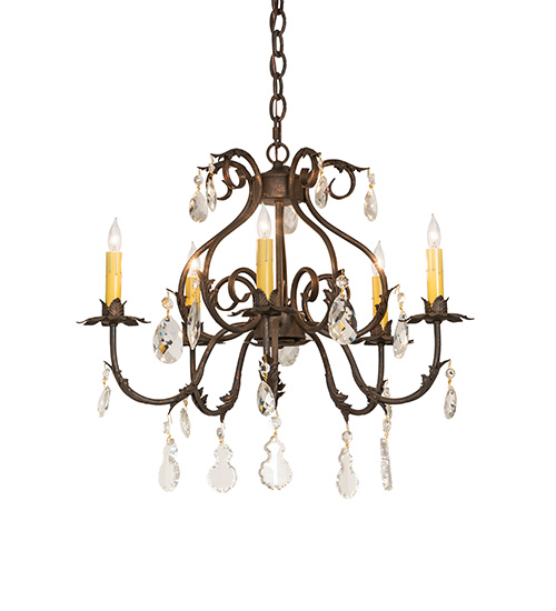 24" Wide Chantilly 5 Light Chandelier | 256731
