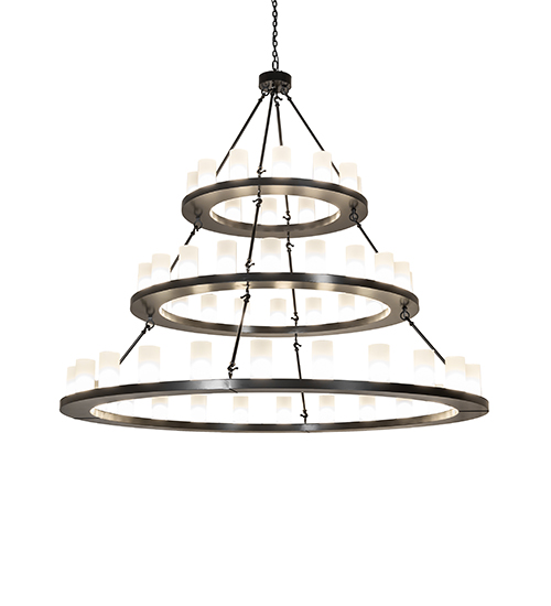72" Wide Loxley 56 Light Three Tier Chandelier | 272412