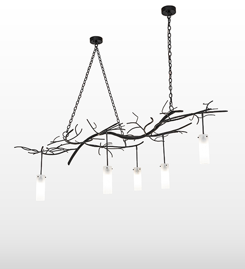 72" Long Winter Solstice Cilindro 5 Light Chandelier | 281707