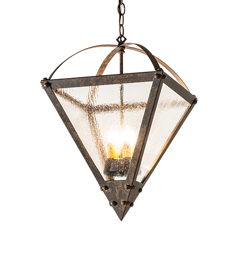 14" Square Pyramid Inverted Pendant | 282897