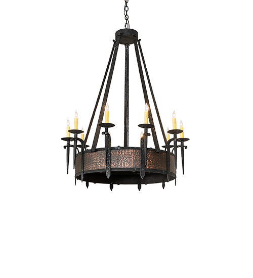 35" Wide Costello 10 Light Chandelier | 282950