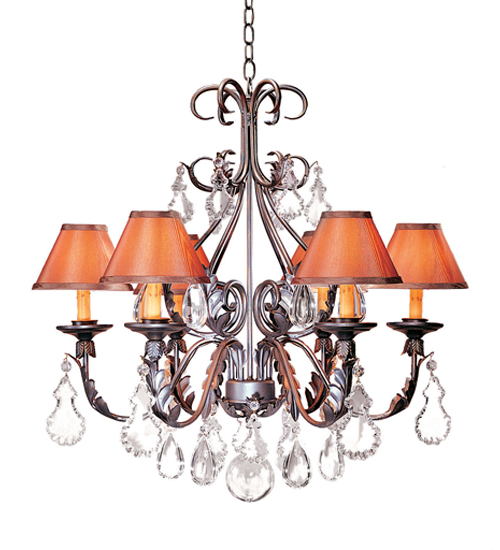 28" Wide French Elegance 6 Light Chandelier | 115435
