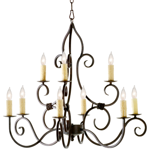 36" Wide Clayton 9 Light Chandelier | 116294