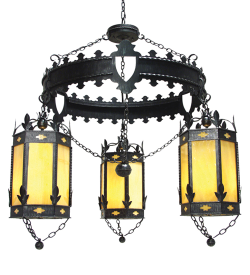 54" Wide Valhalla 3 Light Chandelier | 117418