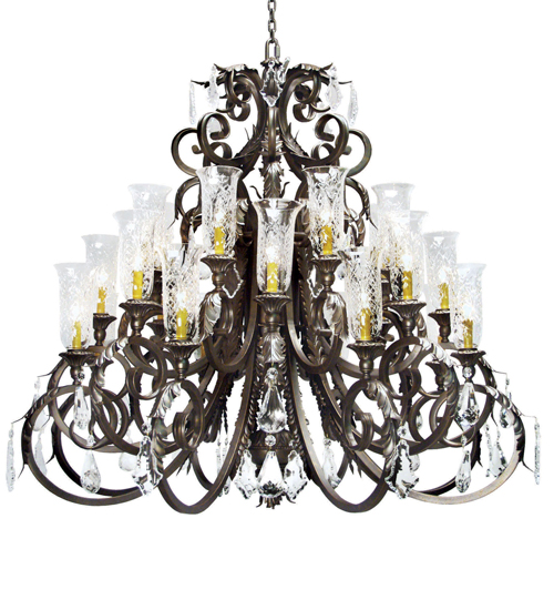 54" Wide Serratina Crystal Chandelier | 119767