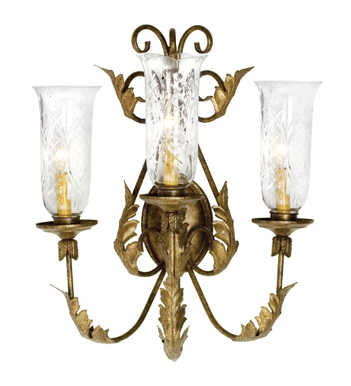 21" Wide French Elegance 3 Light Wall Sconce | 120226