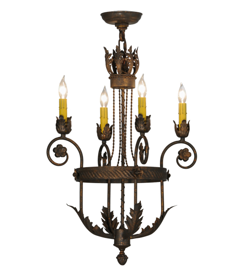 18"W Antonia 4 LT Chandelier | 120410
