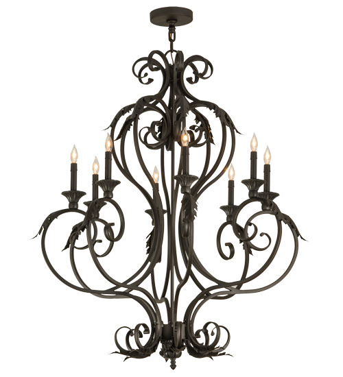 36"W Josephine 8 LT Chandelier | 120434