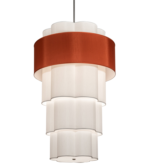 36" Wide Cilindro 4 Tier Textrene Pendant | 124490