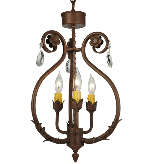 12"W Antonia 3 LT Chandelier | 132457