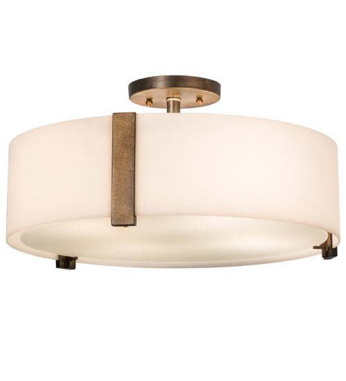 18" Wide Cilindro Bartel Flushmount | 133256