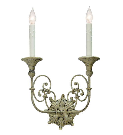 14" Wide Rachelle 2 Light Wall Sconce | 137119