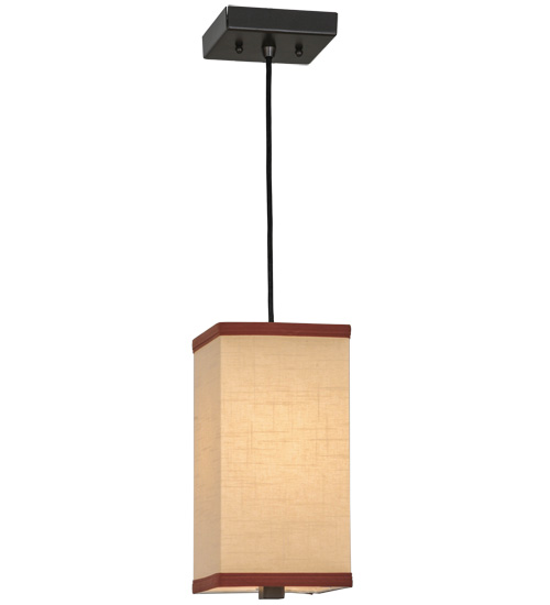 6" Square Charisma Textrene Mini Pendant | 143260