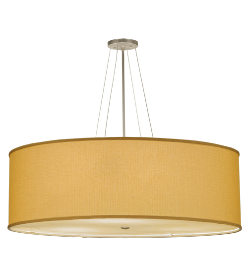 36"W Cilindro Honey Bombay Textrene Semi-Flushmount | 144954