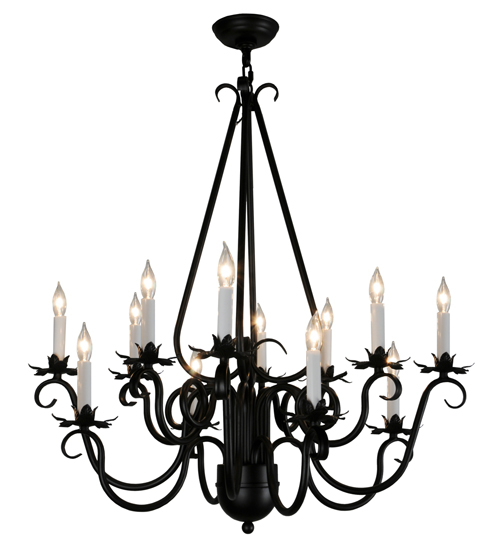 30" Wide Caleb 12 LT Chandelier | 146655