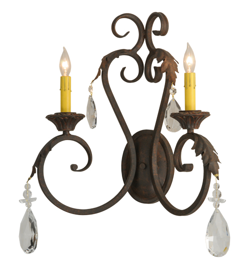 20" Wide Josephine 2 Light Wall Sconce | 149381