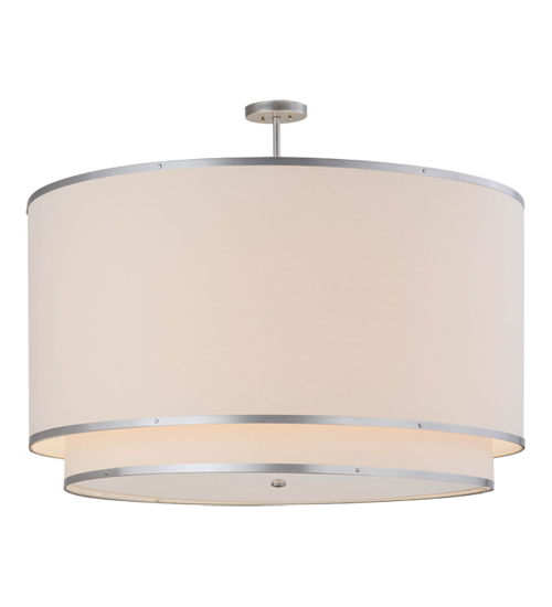 48"W Cilindro Natural Textrene Pendant | 155609