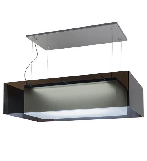 48" Long Quadrato Shadow Box LED Oblong Pendant | 157722