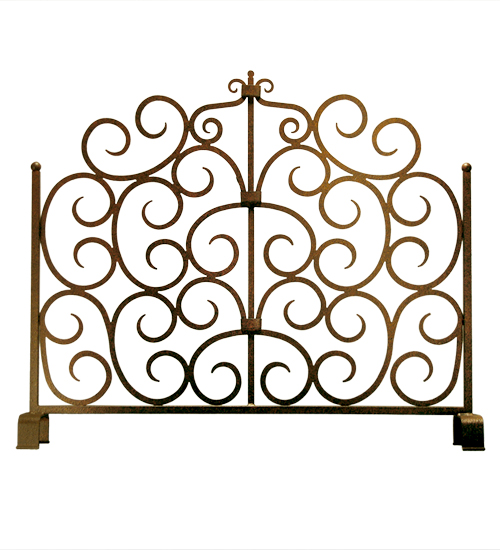 42" Wide Scroll Tempest Fireplace Screen | 162751